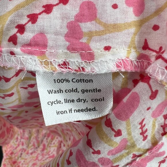 Blu Threads rockflower paper tunic top boho hippy floral pink popover hippie XL - Picture 8 of 13